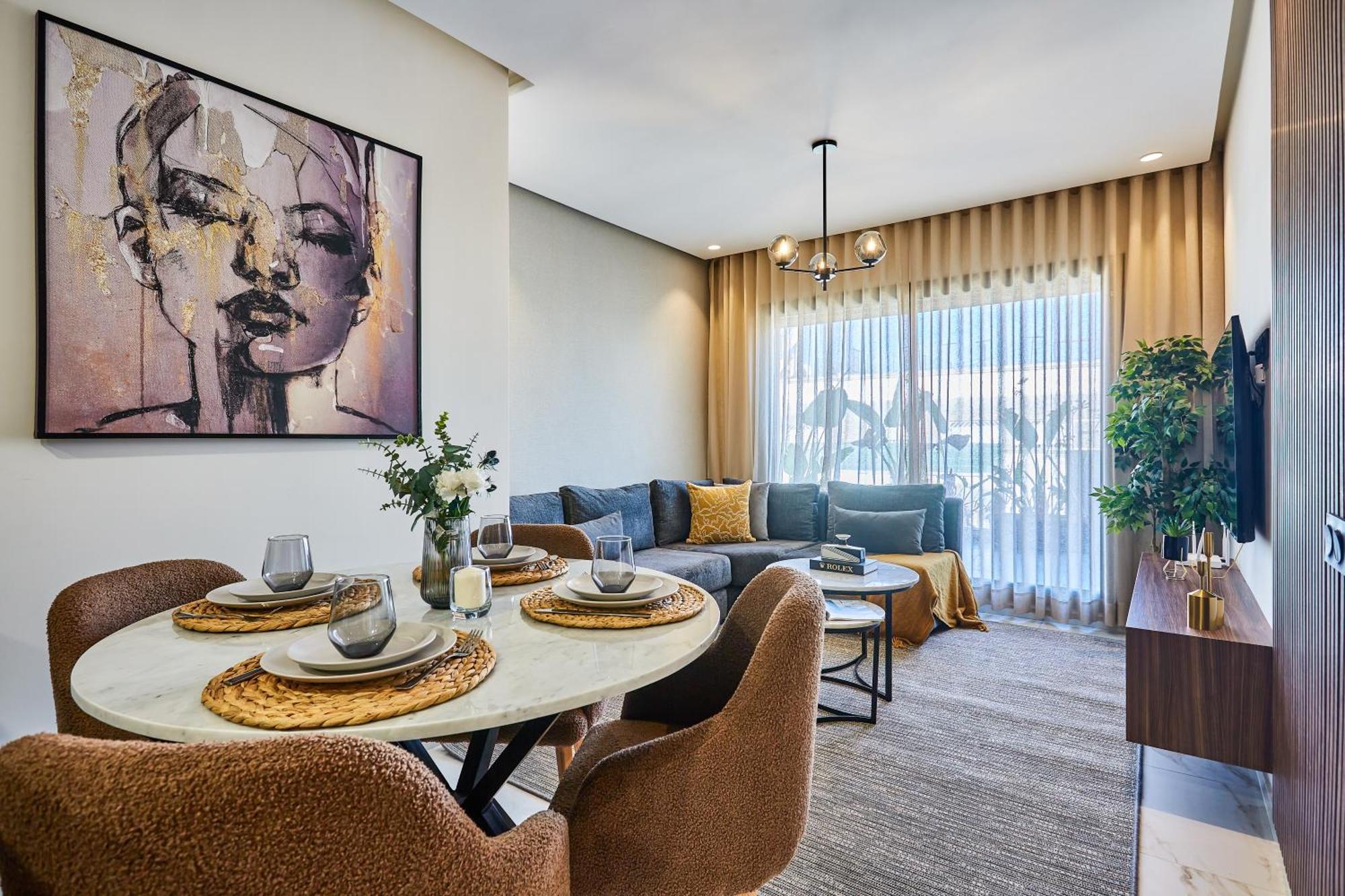 Sleek And Modern 2-Bed Unit In Downtown Casa Apartment Casablanca Exterior photo
